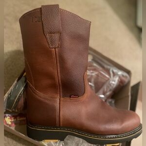 💎Men’s LA Sierra Leather Steel Toe Boots